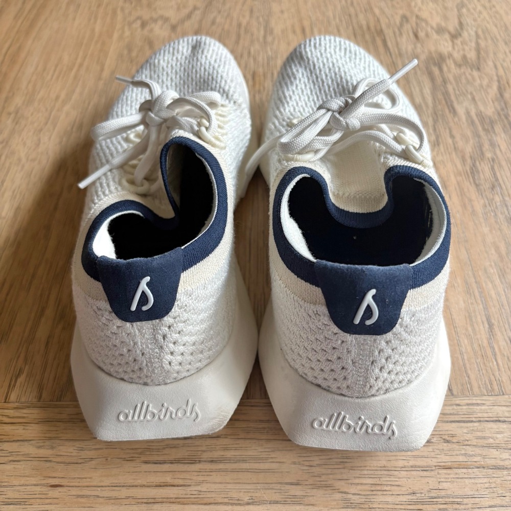 $135 Allbirds TD2 Tree Dasher 2 Running Sneakers True Navy Athletic Shoe W10 EUC - Picture 5 of 13